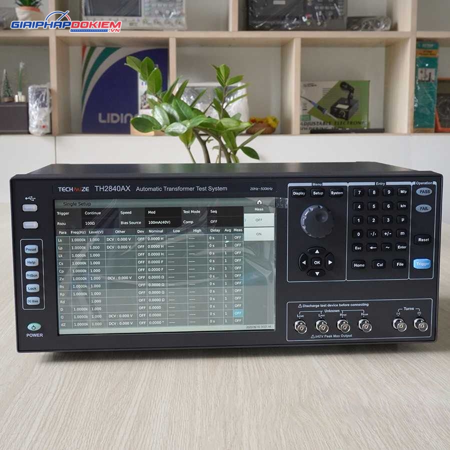 Máy kiểm tra biến áp tự động Tonghui TH2840AX 6 Máy kiểm tra biến áp tự động Tonghui TH2840AX - Ảnh 3