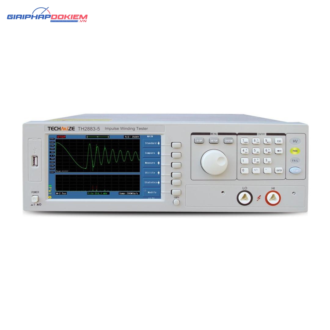 Máy thử xung cao áp Impulse Winding Tester TH2883-5 5000V 3 Máy thử xung cao áp Impulse Winding Tester TH2883-5 5000V