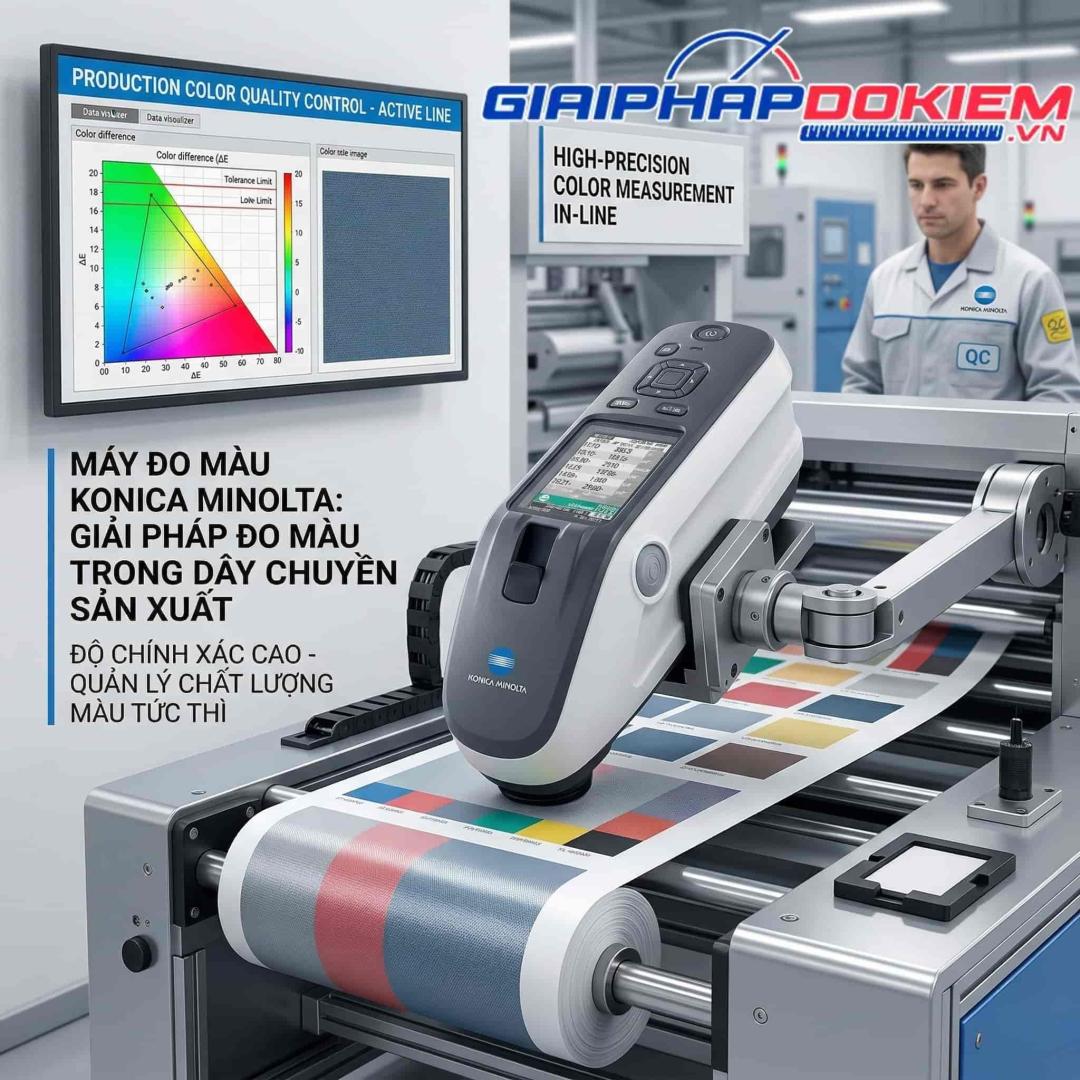 Độ chính xác của máy đo màu Konica Minolta được tin cậy trên thực tế