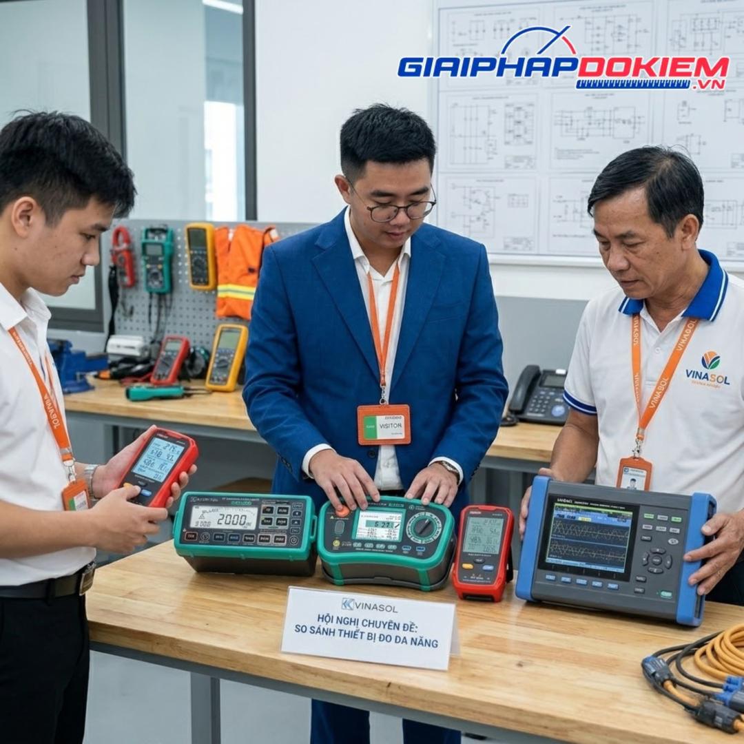 Giới thiệu về thiết bị đo hệ thống điện mặt trời Kyoritsu