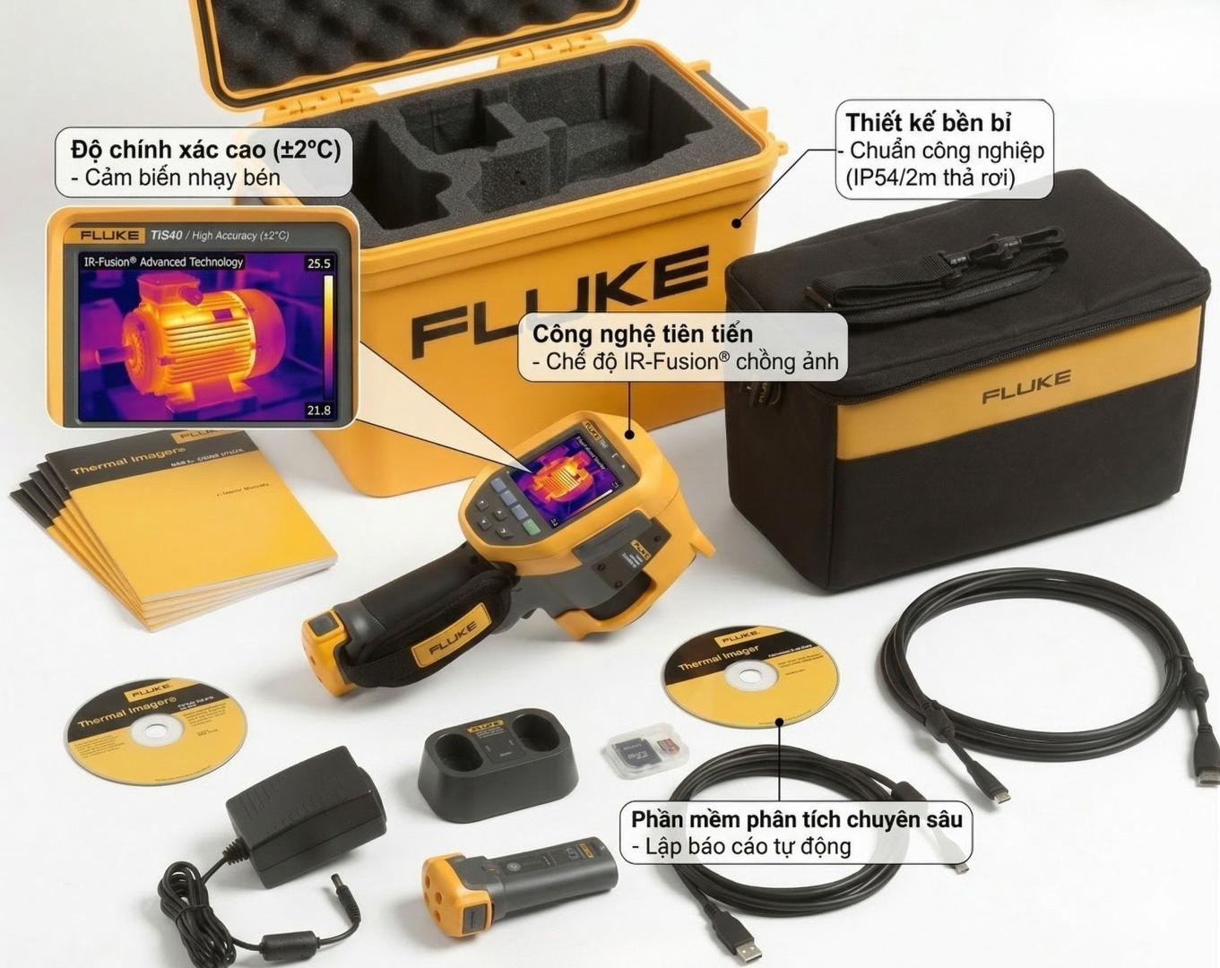 Ưu điểm vượt trội của camera nhiệt Fluke