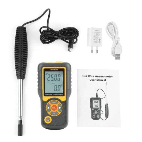 Máy đo tốc độ gió HTI HT-9830 8 Máy đo tốc độ gió HTI HT-9830 - Ảnh 5