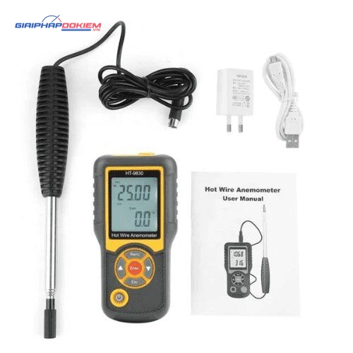 Máy đo tốc độ gió HTI HT-9830 8 Máy đo tốc độ gió HTI HT-9830 - Ảnh 5