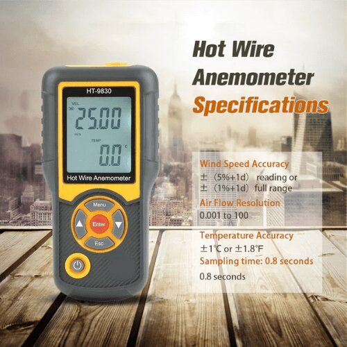 Máy đo tốc độ gió HTI HT-9830 9 Máy đo tốc độ gió HTI HT-9830 - Ảnh 6