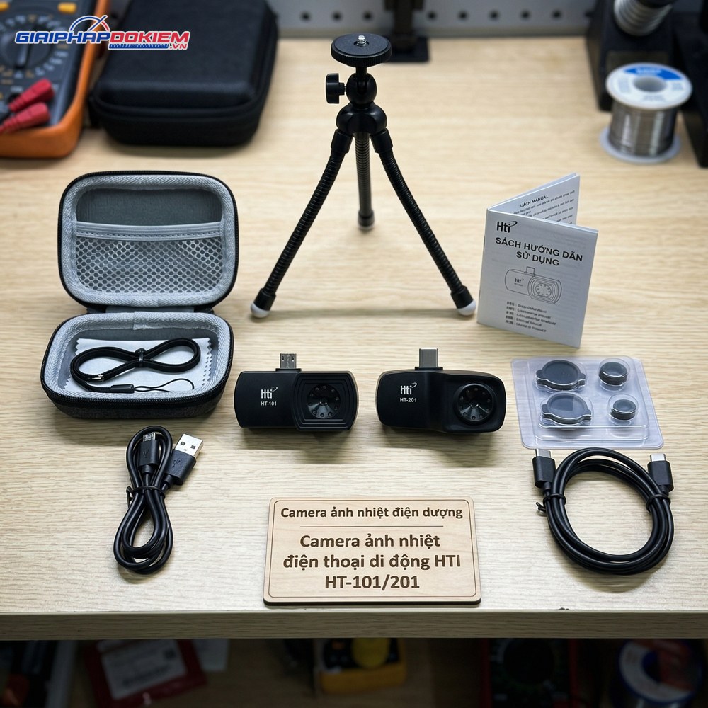 Camera Ảnh Nhiệt Điện Thoại Di Động HTI HT-101/201 4 Camera Ảnh Nhiệt Điện Thoại Di Động HTI HT-101/201 - Ảnh 2