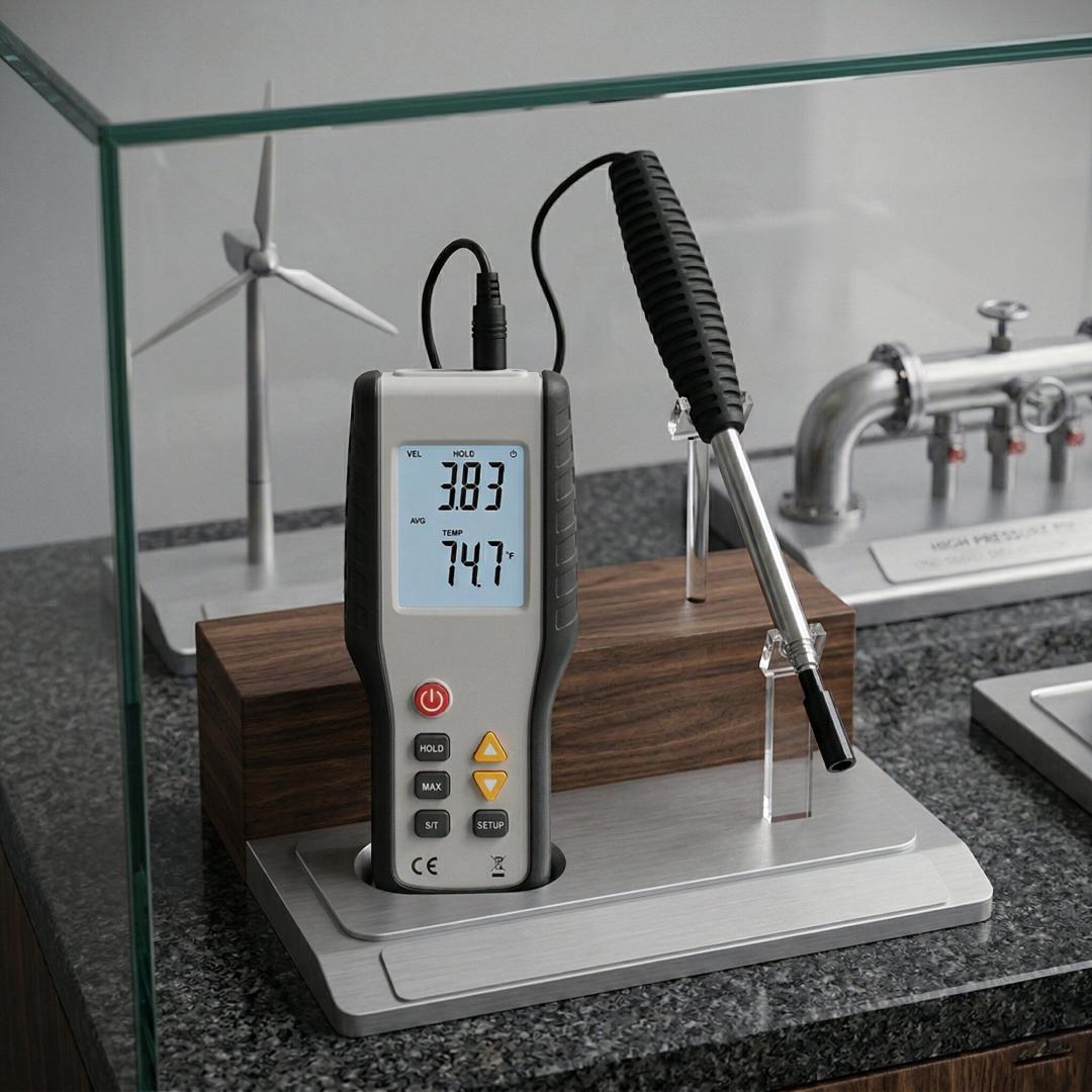 Máy đo tốc độ gió – nhiệt độ Hti HT-9829 (Anemometer, 4 chế độ đo, LCD lớn) 16 auto draft gemini generated image o9o4ako9o4ako9o4 ppae