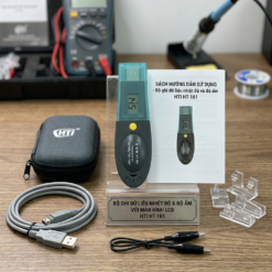 Bộ Ghi Dữ Liệu Nhiệt Độ Và Độ Ẩm Với Màn Hình LCD HTI HT-161 8 bo ghi du lieu nhiet do va do am voi man hinh lcd hti ht 161 gemini generated image pw0eijpw0eijpw0e vvix