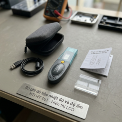 Bộ Ghi Dữ Liệu Nhiệt Độ Và Độ Ẩm Với Màn Hình LCD HTI HT-161 7 bo ghi du lieu nhiet do va do am voi man hinh lcd hti ht 161 gemini generated image ym2223ym2223ym22 dygw
