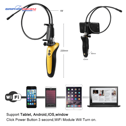 Camera Nội Soi WI-FI HTI HT-669 7 Camera Nội Soi WI-FI HTI HT-669 - Ảnh 3