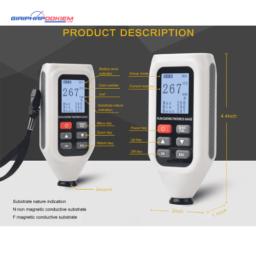 Máy Đo Độ Dày Lớp Phủ HTI HT-128 11 Máy Đo Độ Dày Lớp Phủ HTI HT-128 - Ảnh 7