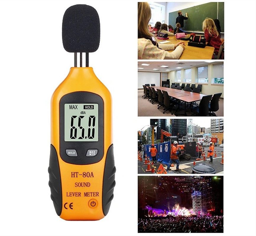 Máy Đo Độ Ồn HTI HT-80A 19 may do do on hti ht 80a may do cuong do am thanh ht 80a ra6b
