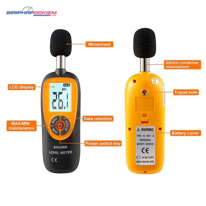 Máy Đo Độ Ồn HTI HT-90A 7 Máy Đo Độ Ồn HTI HT-90A - Ảnh 3