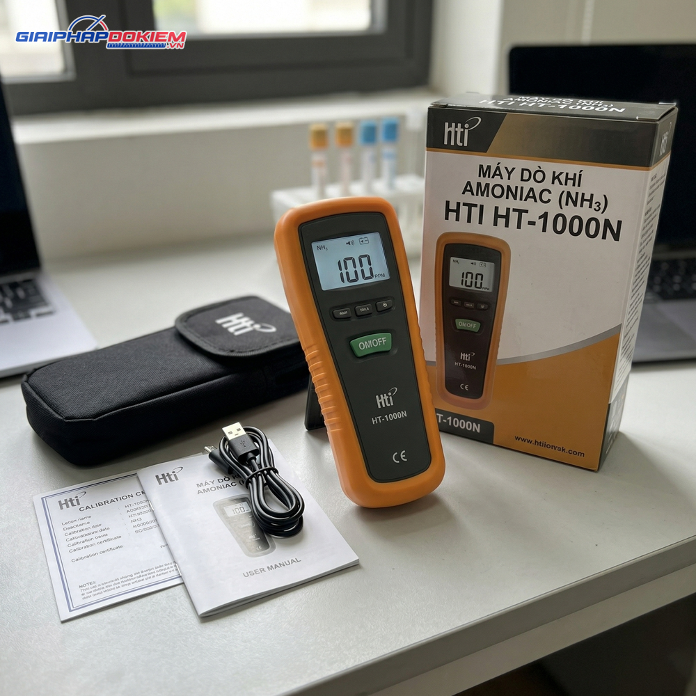 Máy Dò Khí Amoniac (NH3) HTI HT-1000N 6 Máy Dò Khí Amoniac (NH3) HTI HT-1000N - Ảnh 3
