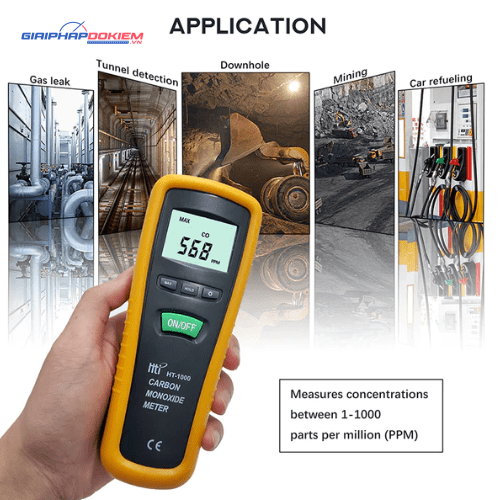Máy đo khí CO HTI HT-1000/1000H 10 Máy đo khí CO HTI HT-1000/1000H - Ảnh 6