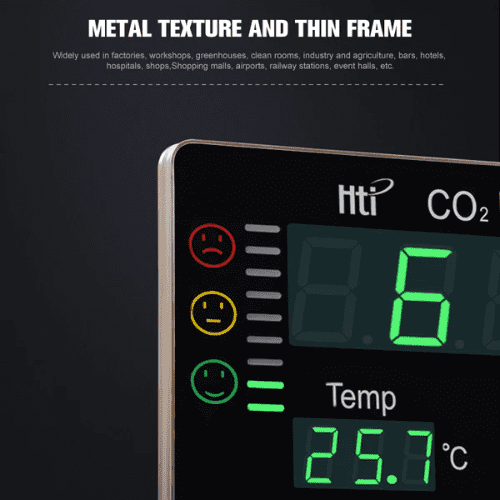 Máy Đo Khí Co2 Treo Tường HTI HT-2008 6 Máy Đo Khí Co2 Treo Tường HTI HT-2008 - Ảnh 2