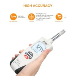 Máy đo nhiệt độ và độ ẩm Hti HT-350 (Độ chính xác cao, màn hình LCD lớn) 13 may do nhiet do va do am hti ht 350 do chinh xac cao man hinh lcd lon 197 lm7y