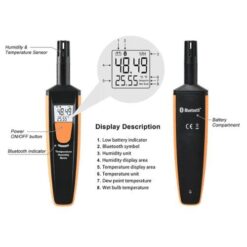 Máy đo nhiệt độ và độ ẩm HTI HT-801 12 may do nhiet do va do am hti ht 801 15 smtg