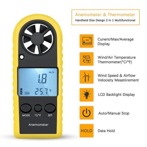 Máy đo tốc độ gió cầm tay HTI HT-383 9 Máy đo tốc độ gió cầm tay HTI HT-383 - Ảnh 7