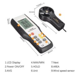 Máy đo tộc độ gió CFM / CMM HTI HT-9819 9 may do toc do gio cfm cmm hti ht 9819 103 tjnv