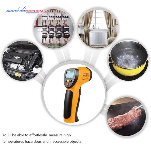 Súng đo nhiệt độ không tiếp xúc Hti HT-88A/88C 6 Súng đo nhiệt độ không tiếp xúc Hti HT-88A/88C - Ảnh 4