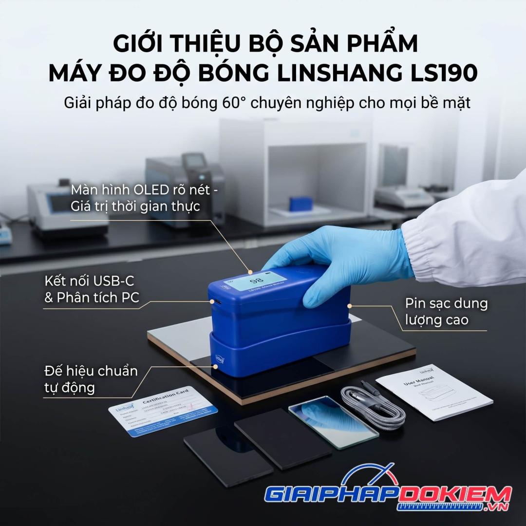 Máy đo độ bóng Linshang LS190
