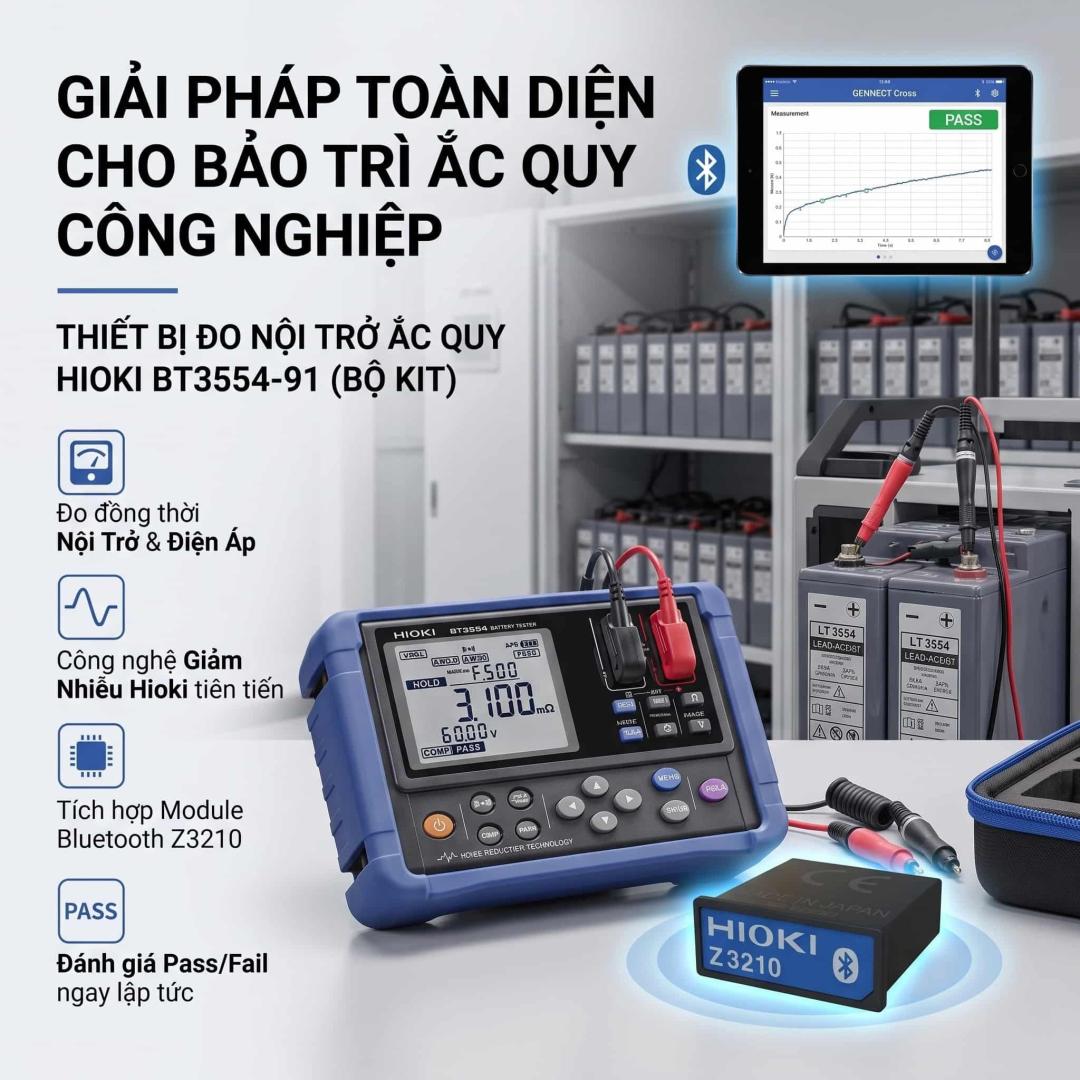 Thiết bị đo kiểm tra ắc quy và pin