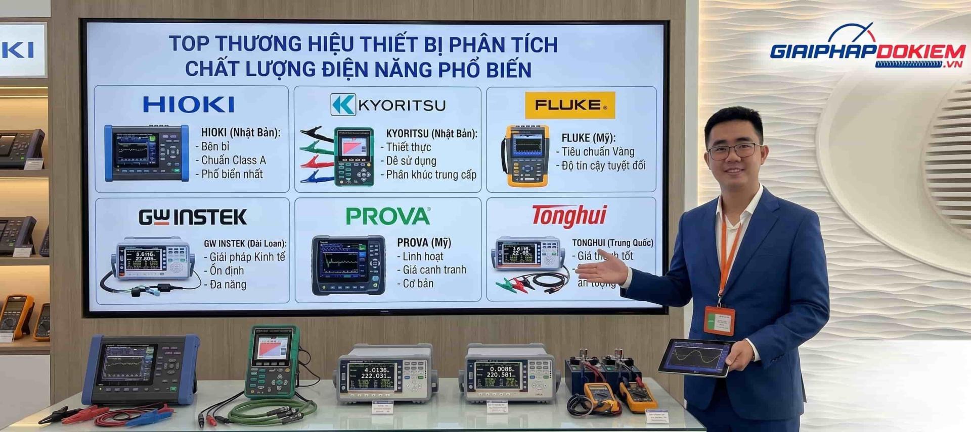Nhà sản xuất thiết bị ghi và phân tích chất lượng điện năng