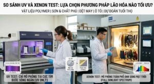 So Sánh UV Và Xenon Test Khác Nhau Như Thế Nào? Cách Lựa Chọn 2 So sánh UV và Xenon Test chi tiết, đầy đủ nhất