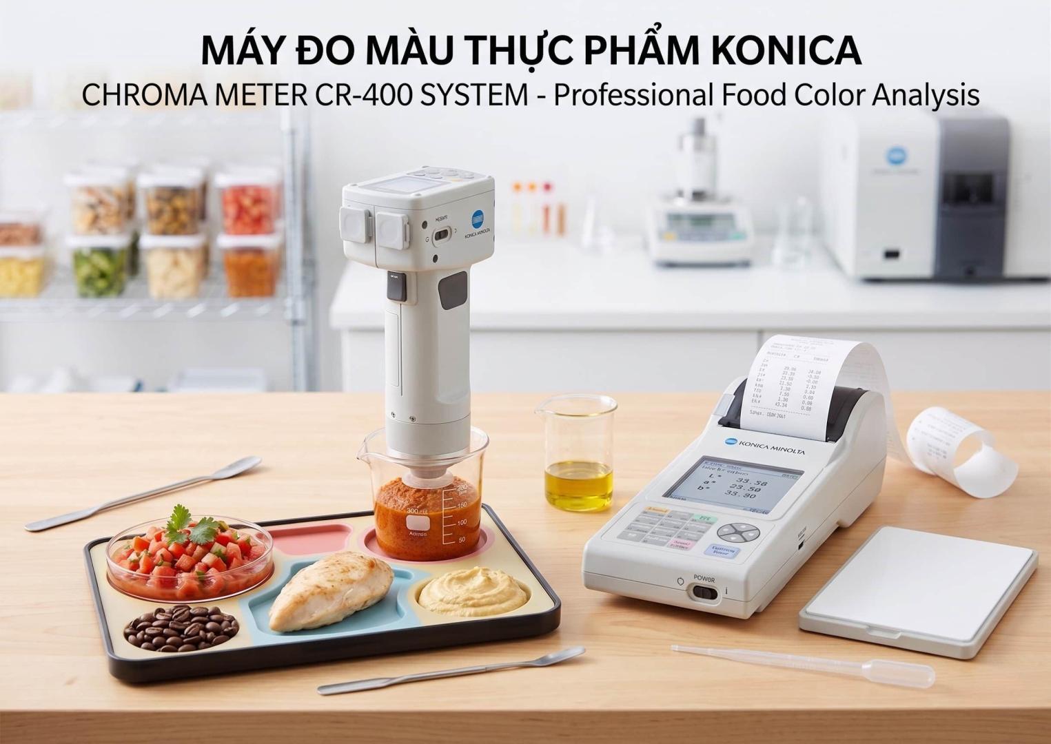 TOP 5 Máy Đo Màu Thực Phẩm KONICA Chuyên Dụng & Nơi Mua Uy Tín 9 Giới thiệu máy đo màu thực phẩm KONICA