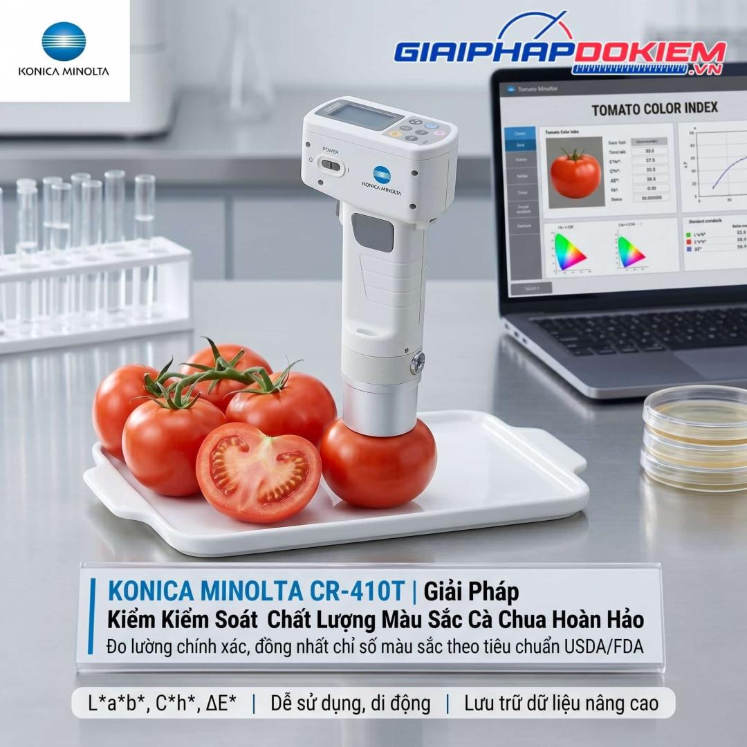 TOP 5 Máy Đo Màu Thực Phẩm KONICA Chuyên Dụng & Nơi Mua Uy Tín 13 Máy đo màu thực phẩm KONICA CR-410T