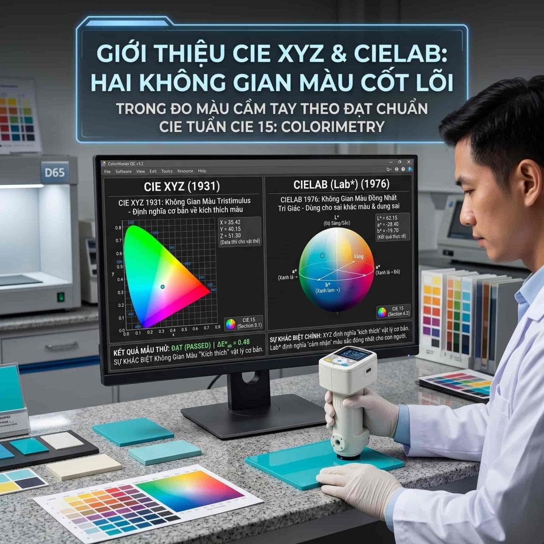 Đo Màu Theo Đạt Chuẩn CIE 15 Là Gì? Định Nghĩa, Quy Trình & Ứng Dụng 13 Không gian màu trong đo màu theo đạt chuẩn CIE 15
