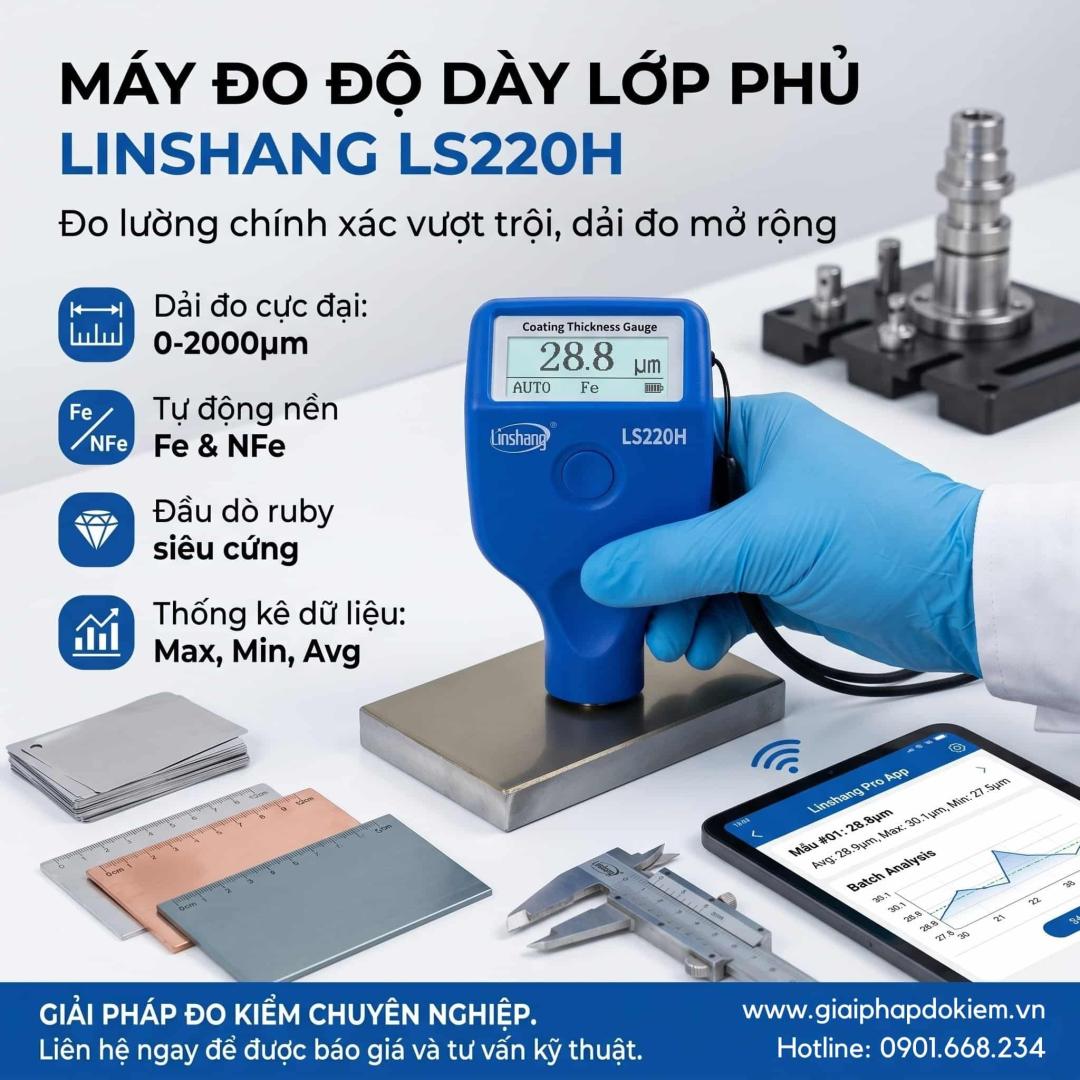 Máy đo độ dày Linshang LS220H