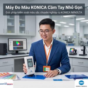 Máy Đo Màu Cầm Tay KONICA Nhỏ Gọn Đáng Mua Nhất Hiện Nay 3 Giới thiệu máy đo màu KONICA cầm tay nhỏ gọn