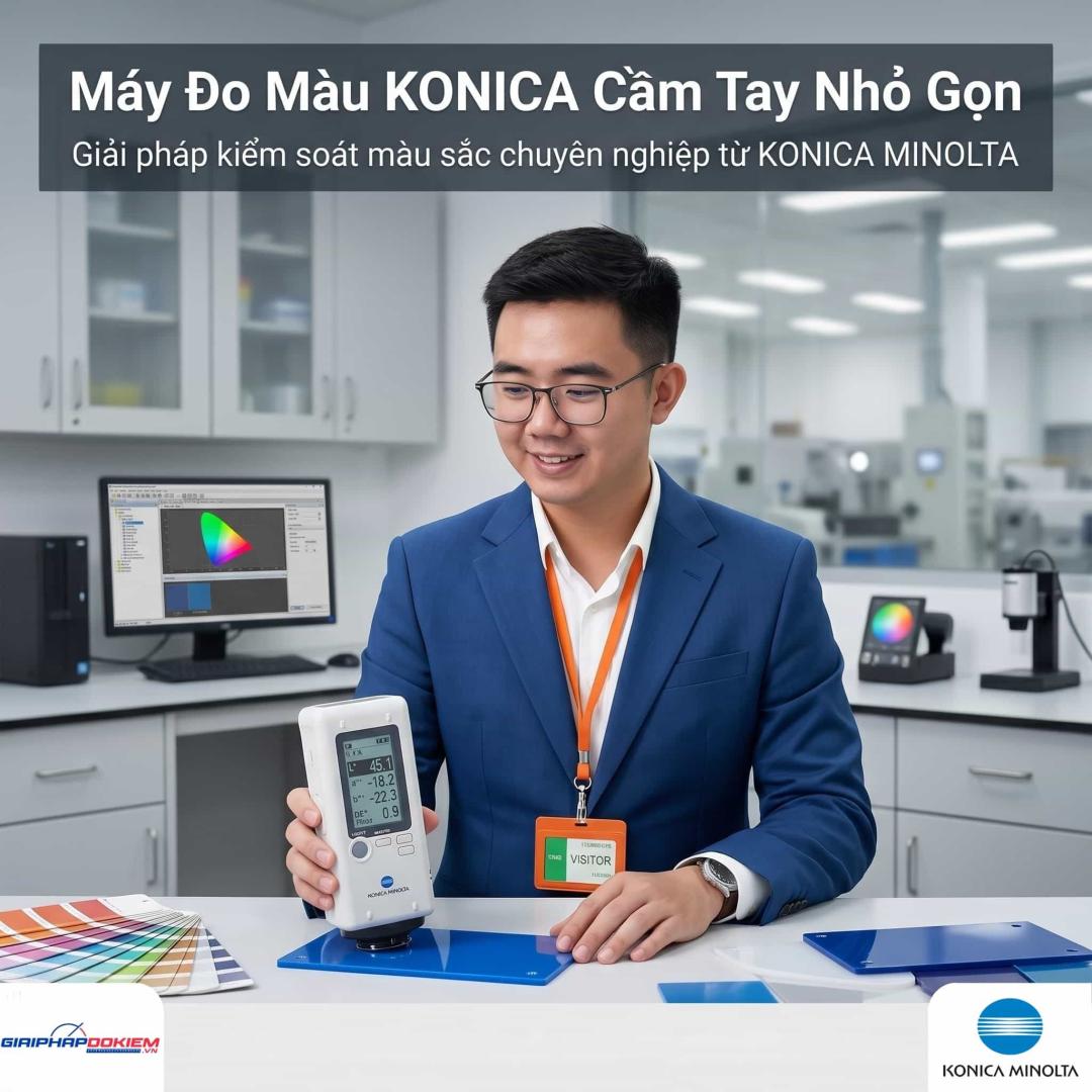 Máy Đo Màu KONICA Cầm Tay Nhỏ Gọn Đáng Mua Nhất Hiện Nay 13 Giới thiệu máy đo màu KONICA cầm tay nhỏ gọn