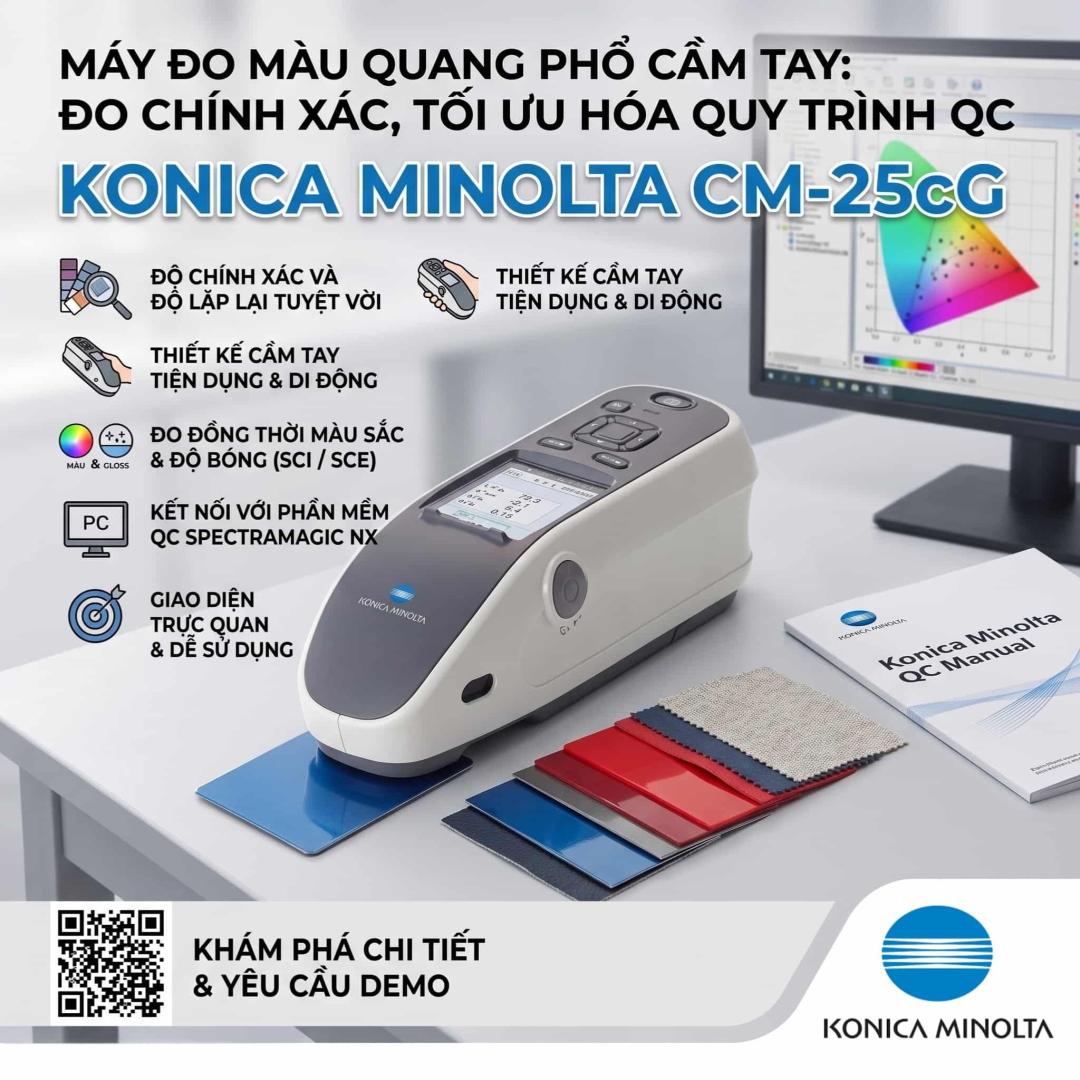 Máy Đo Màu KONICA Cầm Tay Nhỏ Gọn Đáng Mua Nhất Hiện Nay 13 Máy đo màu KONICA cầm tay nhỏ gọn