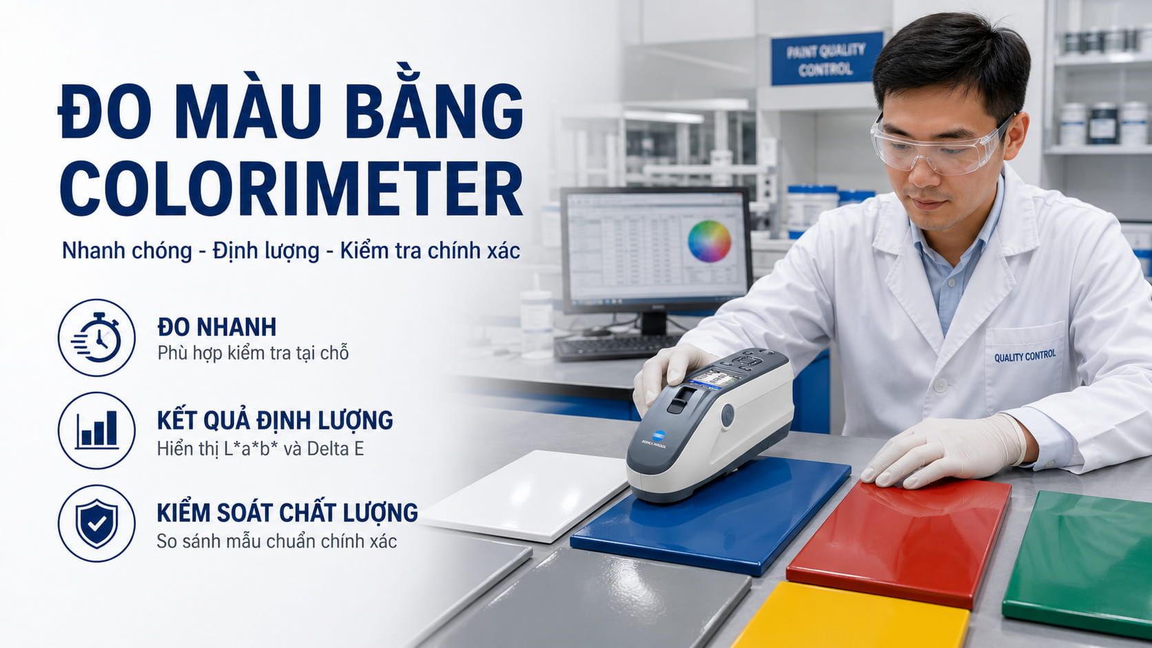 Các Phương Pháp Đo Màu Sơn Chuẩn Kỹ Thuật Trong Công Nghiệp 12 Giới thiệu về phương pháp đo màu sơn