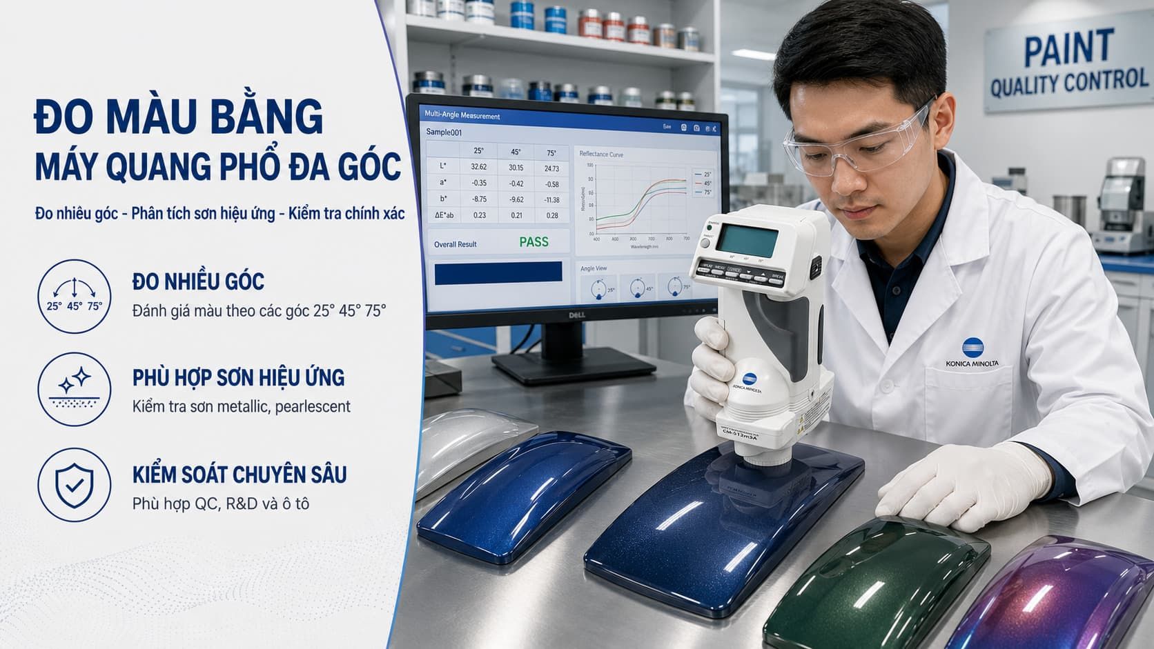 Các Phương Pháp Đo Màu Sơn Chuẩn Kỹ Thuật Trong Công Nghiệp 14 Giới thiệu về phương pháp đo màu sơn