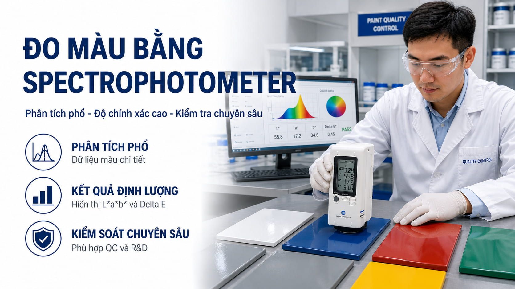 Các Phương Pháp Đo Màu Sơn Chuẩn Kỹ Thuật Trong Công Nghiệp 13 Giới thiệu về phương pháp đo màu sơn