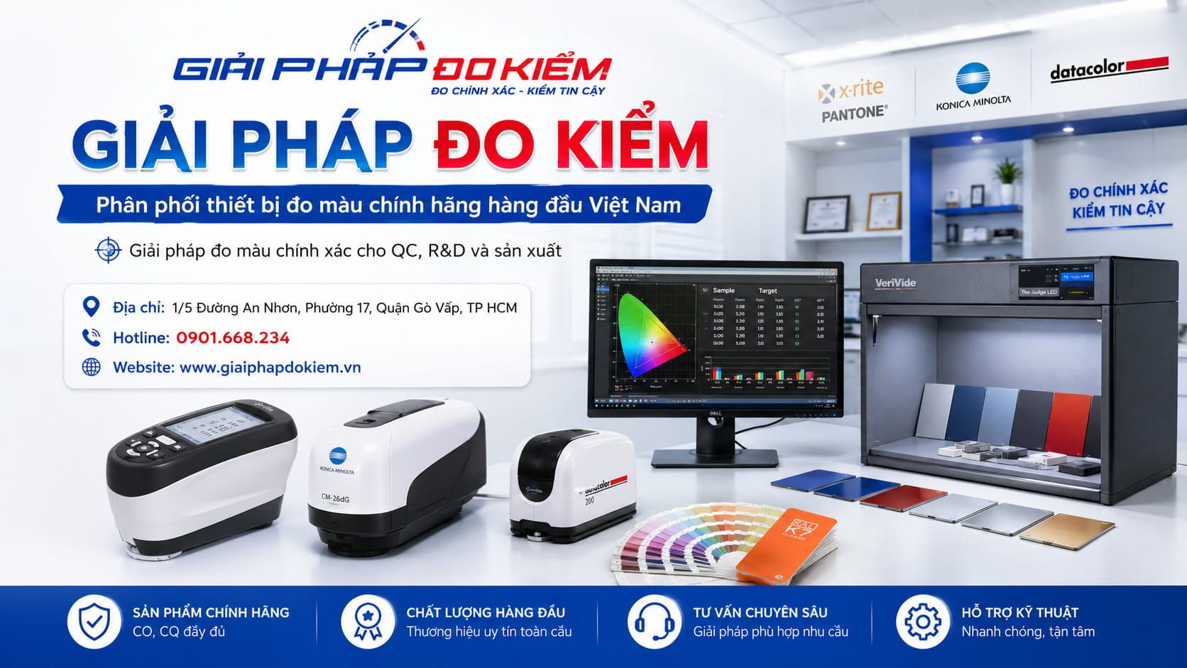Các Phương Pháp Đo Màu Sơn Chuẩn Kỹ Thuật Trong Công Nghiệp 16 Giới thiệu địa chỉ cung cấp máy đo màu chuyên dụng chính hãng
