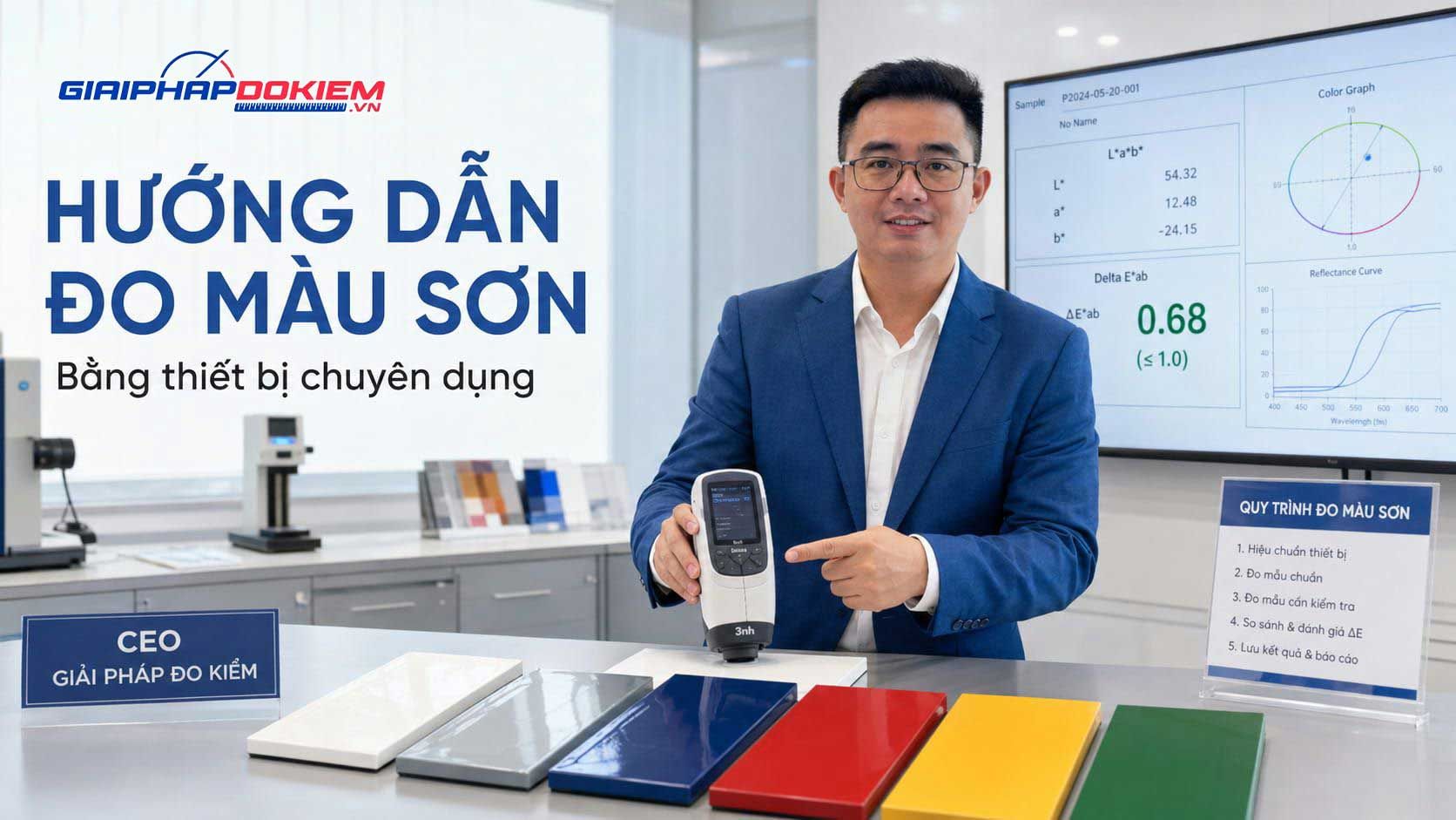 Các Phương Pháp Đo Màu Sơn Chuẩn Kỹ Thuật Trong Công Nghiệp 15 Các bước triển khai phương pháp đo màu sơn đạt chuẩn