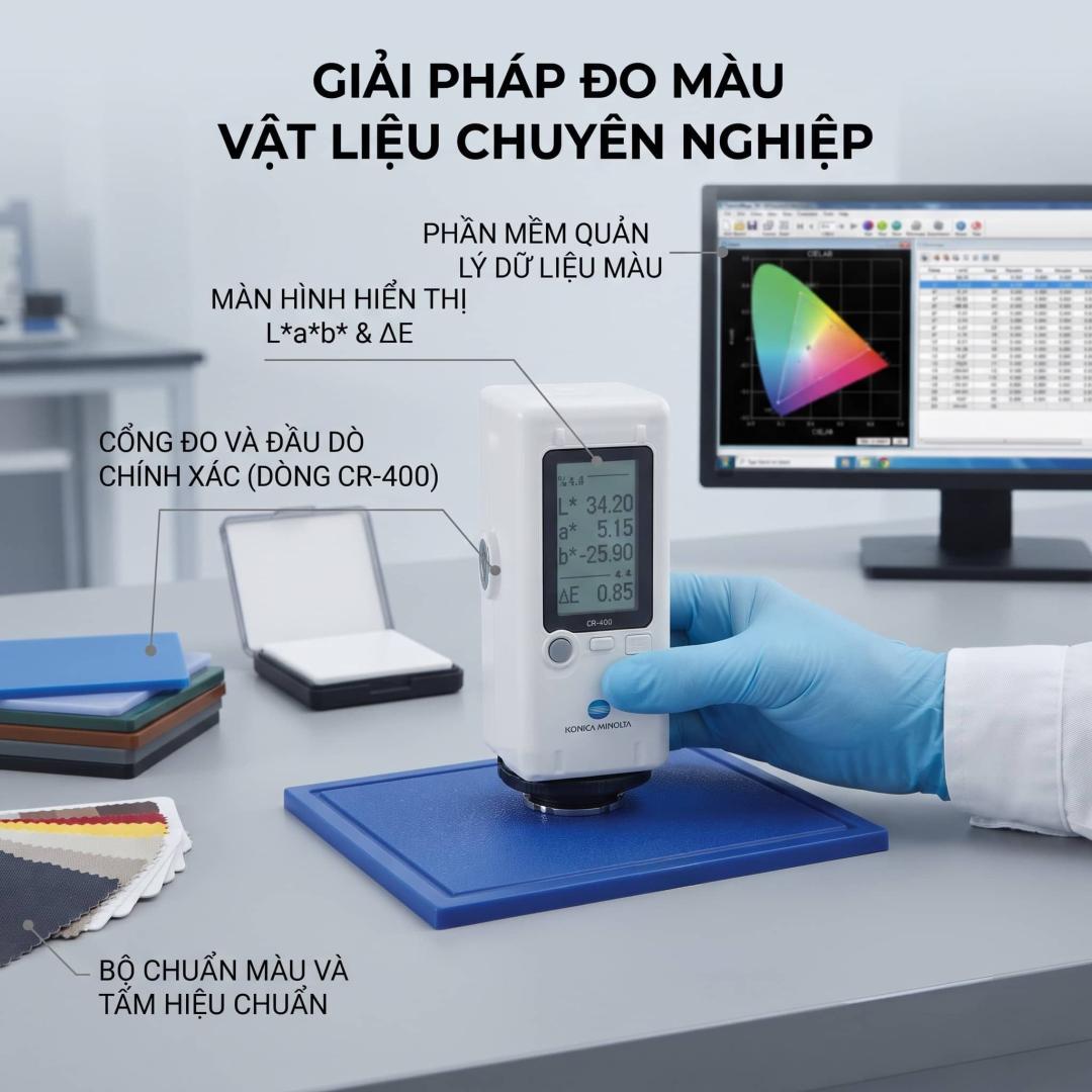 Phương Pháp Đo Màu Vật Liệu: Quy Trình, Thiết Bị Và Cách Lựa Chọn 8 Phương pháp đo màu vật liệu