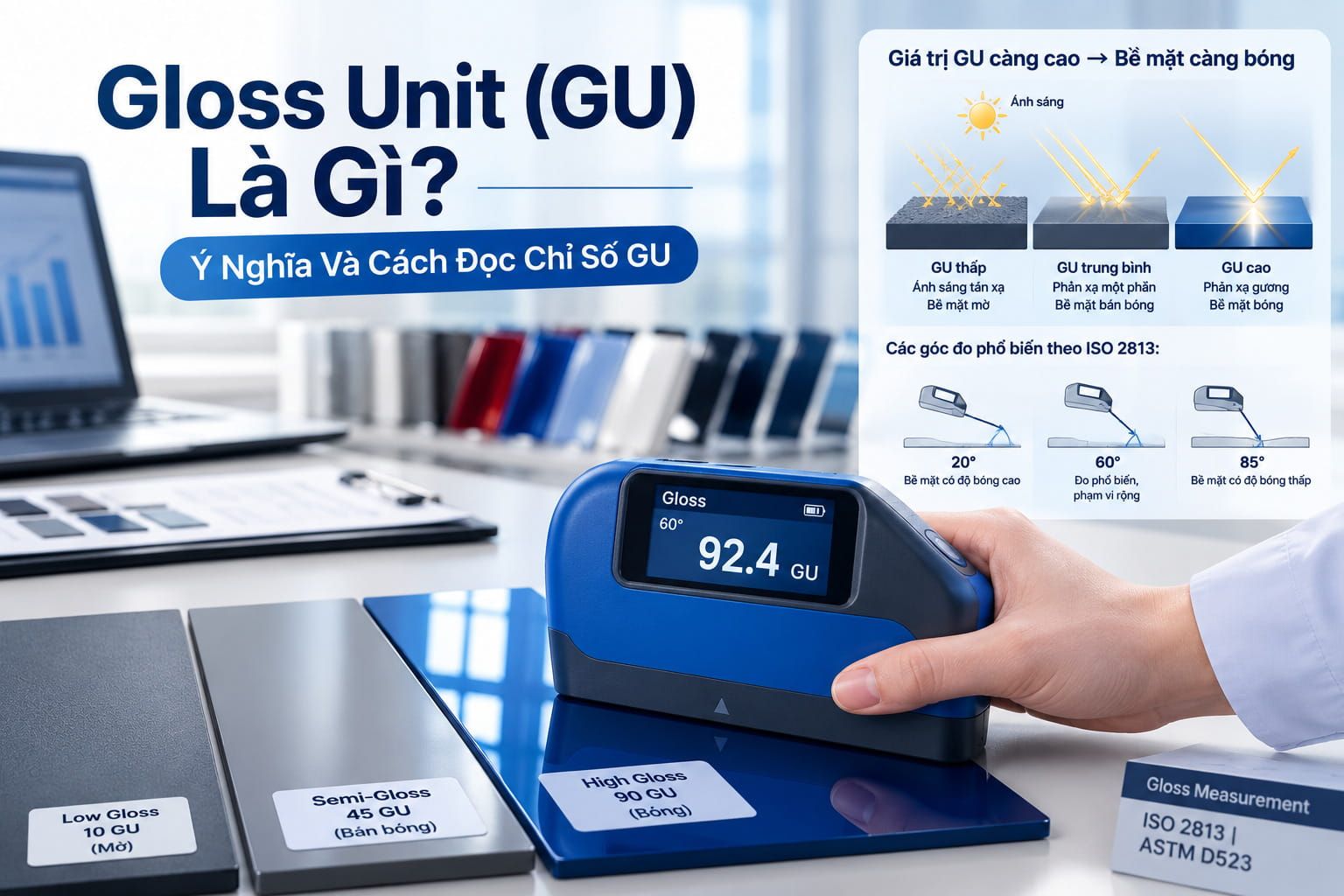 Gloss Unit (GU) Là Gì? Ý Nghĩa Và Cách Đọc Chỉ Số GU 35 Giới thiệu Gloss Unit (GU) là gì?