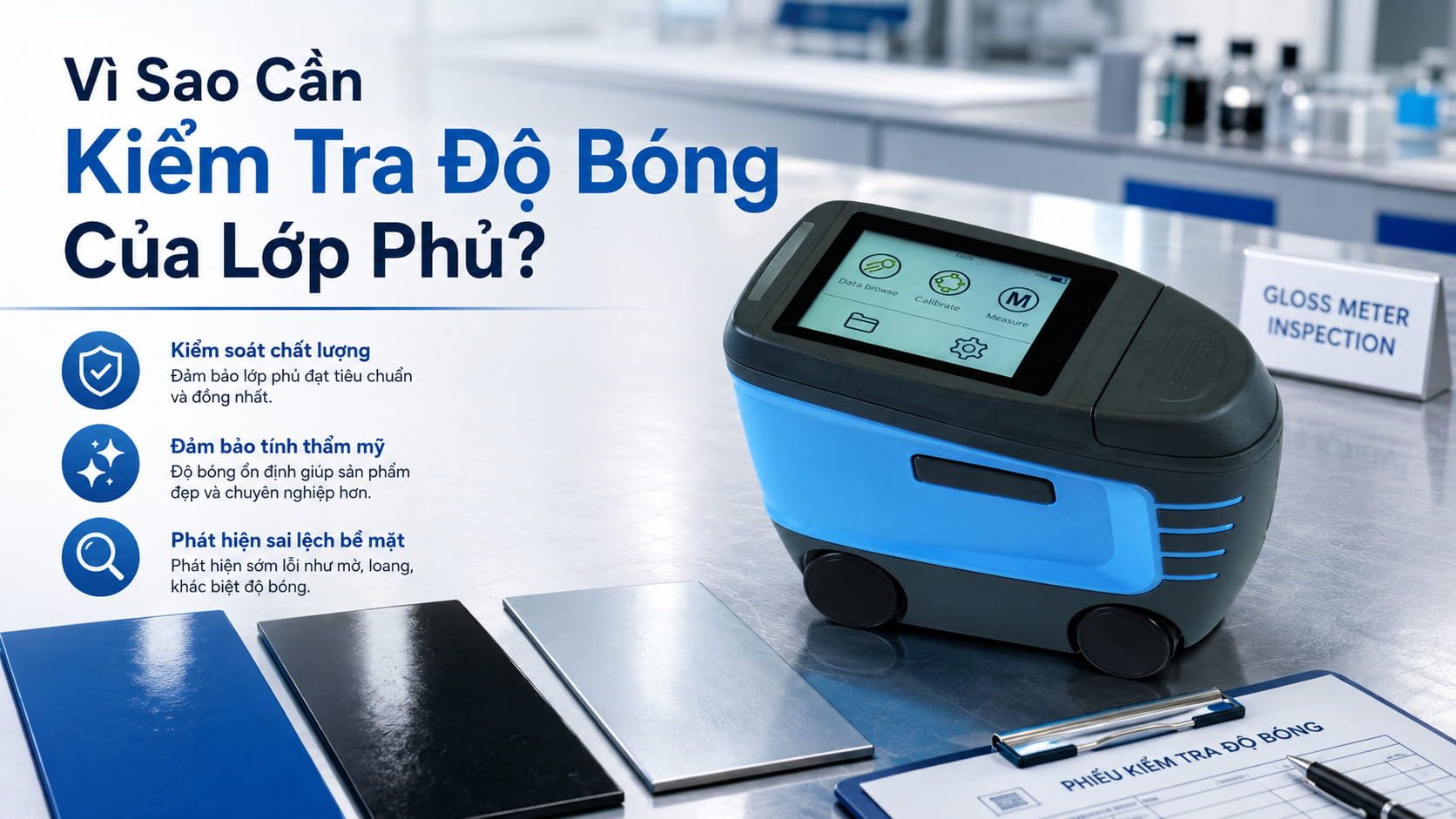 Kiểm Tra Độ Bóng Lớp Phủ BYK: Quy Trình Và Cách Đánh Giá Chính Xác 10 Ứng dụng kiểm tra độ bóng lớp phủ BYK trong thực tế