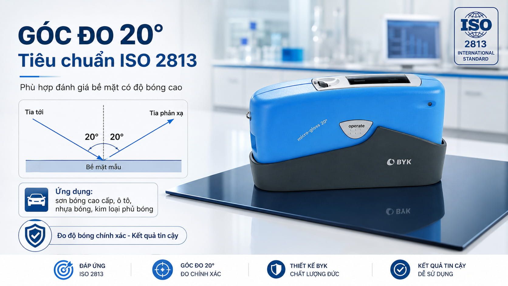 Tiêu Chuẩn Đo Gloss ISO 2813 Là Gì? Hướng Dẫn Đo Đọ Bóng Chi Tiết 10 Tiêu chuẩn đo gloss ISO 2813
