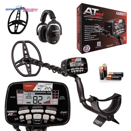 Máy dò kim loại dưới lòng đất Garrett AT Max 5 Máy dò kim loại dưới lòng đất Garrett AT Max - Ảnh 2