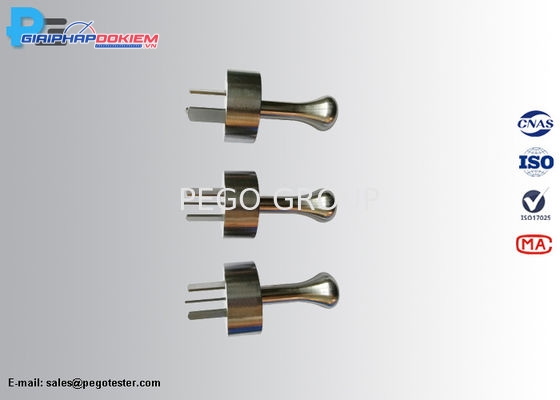 Phích cắm thử nghiệm 3 chân kiểm tra cắm bất thường ổ cắm AS/NZS 3112 Annex D 2 Phích cắm thử nghiệm 3 chân kiểm tra cắm bất thường ổ cắm AS/NZS 3112 Annex D
