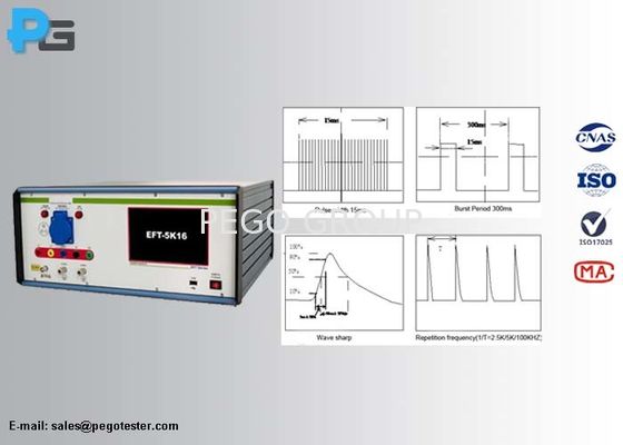 Máy tạo xung nhiễu nhanh EFT Burst kiểm tra EMC 0~5KV điều chỉnh 1~255 xung 1 Máy tạo xung nhiễu nhanh EFT Burst kiểm tra EMC 0~5KV điều chỉnh 1~255 xung