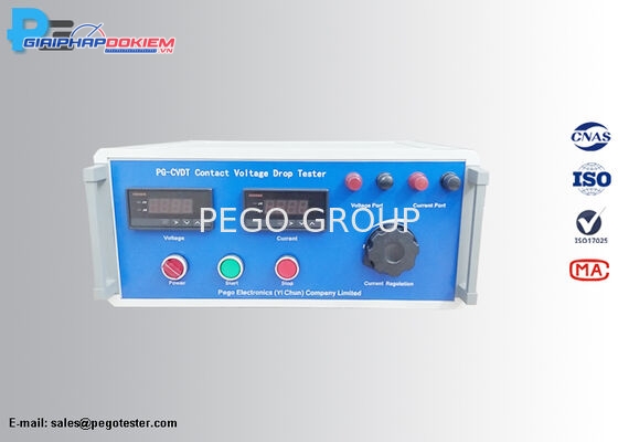 Máy đo độ sụt áp tiếp xúc chuẩn IEC60884-1 dòng ra điều chỉnh 1 Máy đo độ sụt áp tiếp xúc chuẩn IEC60884-1 dòng ra điều chỉnh