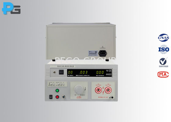 Thiết bị kiểm tra an toàn điện 10KV AC DC 50Hz/60Hz có cảnh báo dòng rò 1 Thiết bị kiểm tra an toàn điện 10KV AC DC 50Hz/60Hz có cảnh báo dòng rò