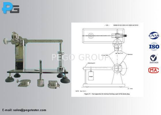 Thiết bị thử nghiệm mô-men xoắn phích cắm ổ cắm IEC60065 kèm phích cắm BS/UL/AS/NZS 2 Thiết bị thử nghiệm mô-men xoắn phích cắm ổ cắm IEC60065 kèm phích cắm BS/UL/AS/NZS